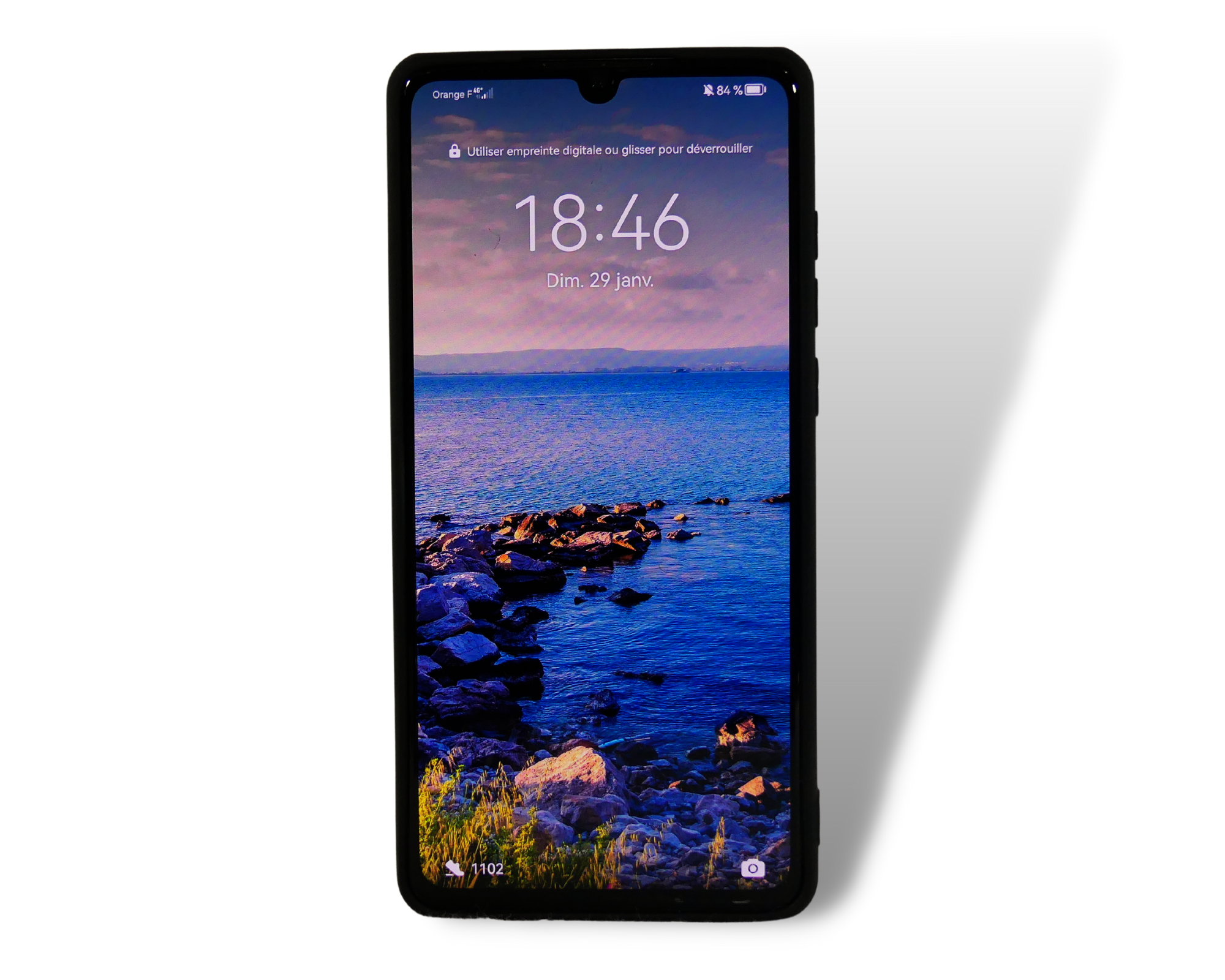 Coque Silicone Flex Mat Noir- Huawei