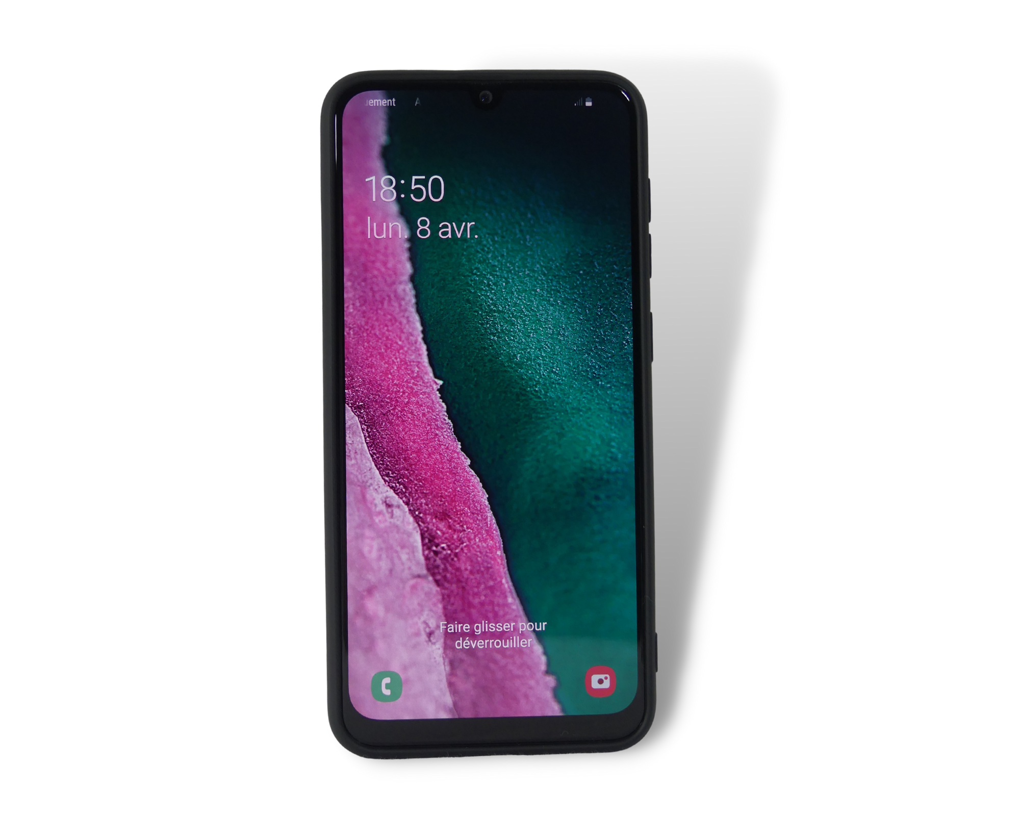 Coque Silicone Flex Mat Noir - Samsung