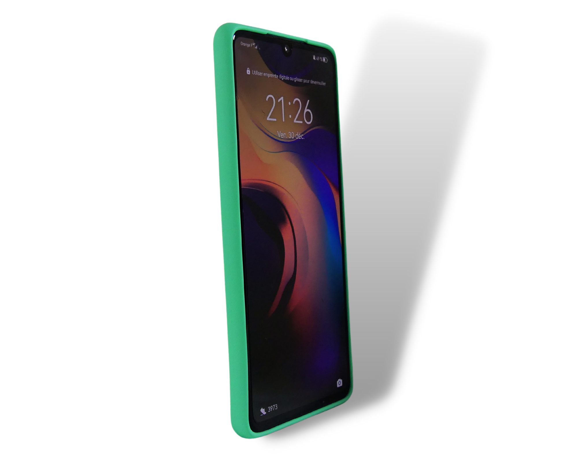 Coque Silicone Flex Mat Vert - Huawei